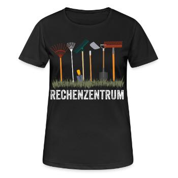 Gartenwerkzeug-Design für Hobbygärtner - Frauen T-Shirt atmungsaktiv - Schwarz - Vorne - AI Model Female 172 light (172cm)