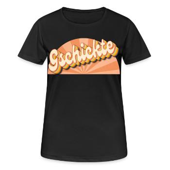 Gschicke - Femme habile et talentueuse - T-shirt respirant Femme - noir - Devant - AI Model Female 172 light (172cm)