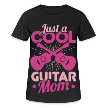 Guitar Nut - Women's Breathable T-Shirt - black - Front - AI Model Female 172 light (172cm)