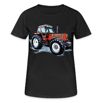 Tractor Turbo DT 160 90 - Women's Breathable T-Shirt - black - Front - AI Model Female 172 light (172cm)