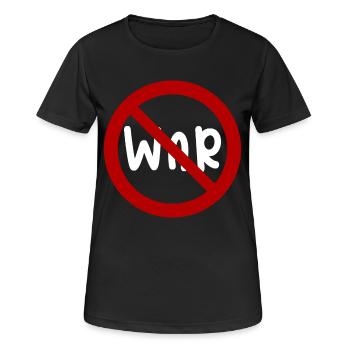 War Peace - Women's Breathable T-Shirt - black - Front - AI Model Female 172 light (172cm)