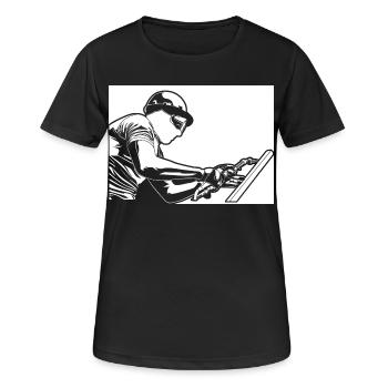 Weld - Women's Breathable T-Shirt - black - Front - AI Model Female 172 light (172cm)