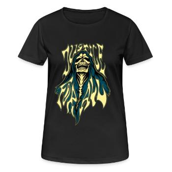 Gerechtigkeit für alle - Frauen T-Shirt atmungsaktiv - Schwarz - Vorne - AI Model Female 172 light (172cm)