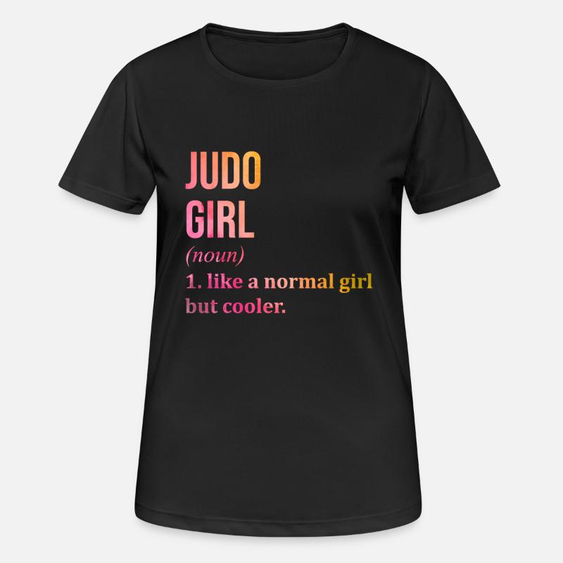 Judo - Women's Breathable T-Shirt - black