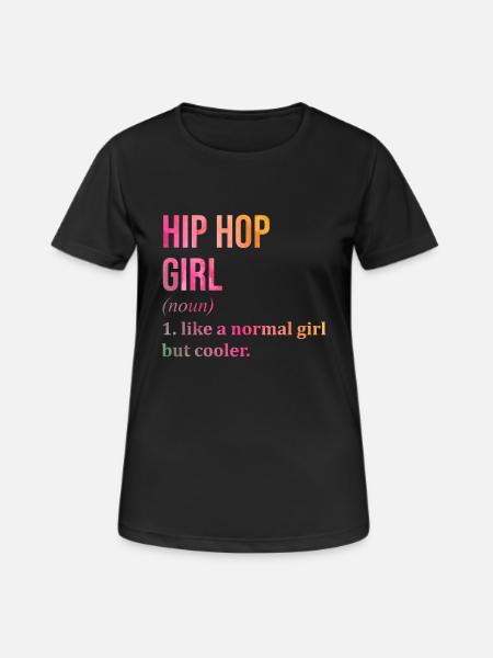 Hip Hop Hip Hop Hip Hop - Frauen T-Shirt atmungsaktiv - Schwarz