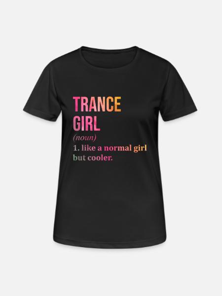Trance Trance Trance - Women's Breathable T-Shirt - black