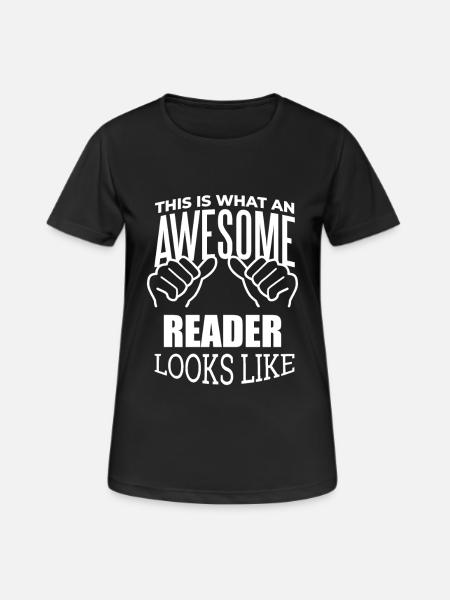 Read Read Read - Women's Breathable T-Shirt - black