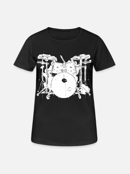 Percussion - T-shirt respirant Femme - noir