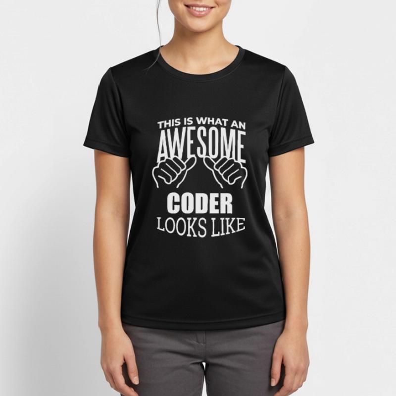 codeur T-shirt respirant Femme
