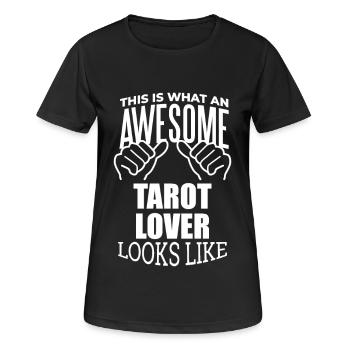 Tarot Tarot Tarot - Frauen T-Shirt atmungsaktiv - Schwarz - Vorne - AI Model Female 172 light (172cm)
