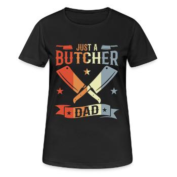 Butcher Father - Women's Breathable T-Shirt - black - Front - AI Model Female 172 light (172cm)