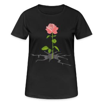 The return of nature - Women's Breathable T-Shirt - black - Front - AI Model Female 172 light (172cm)