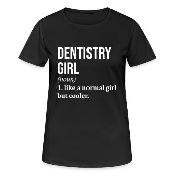 Zahnarzt Zahnarzt Zahnarzt Zahnarzt - Frauen T-Shirt atmungsaktiv - Schwarz - Vorne - AI Model Female 172 light (172cm)