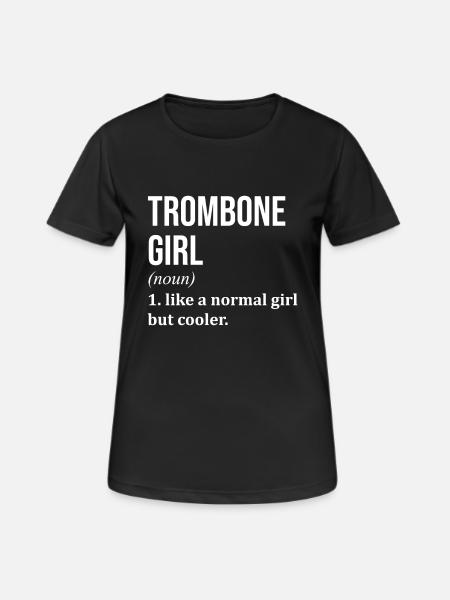Trombone Trombone Trombone - Women's Breathable T-Shirt - black