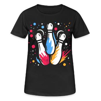 Retro Skittles - Women's Breathable T-Shirt - black - Front - AI Model Female 172 light (172cm)