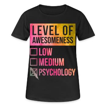 Psychologie Psychologie Psychologie - Frauen T-Shirt atmungsaktiv - Schwarz - Vorne - AI Model Female 172 light (172cm)