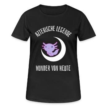 Die Wunder von Heute - Frauen T-Shirt atmungsaktiv - Schwarz - Vorne - AI Model Female 172 light (172cm)