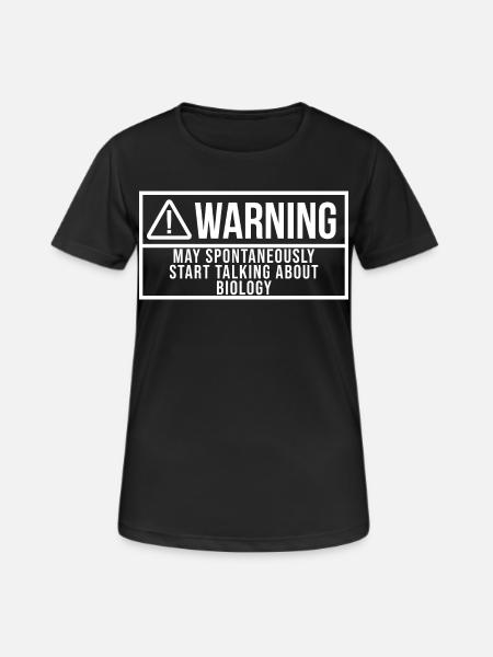 Biologie Biologie Biologie Biologie - Frauen T-Shirt atmungsaktiv - Schwarz