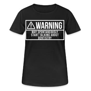 Zahnarzt Zahnarzt Zahnarzt Zahnarzt - Frauen T-Shirt atmungsaktiv - Schwarz - Vorne - AI Model Female 172 light (172cm)