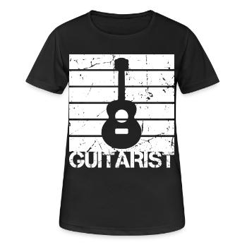 Guitarist - Women's Breathable T-Shirt - black - Front - AI Model Female 172 light (172cm)