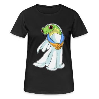 Robe de mariée Grenouille Mariage - T-shirt respirant Femme - noir - Devant - AI Model Female 172 light (172cm)