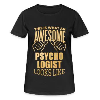 Psychologie Psychologie Psychologie - Frauen T-Shirt atmungsaktiv - Schwarz - Vorne - AI Model Female 172 light (172cm)
