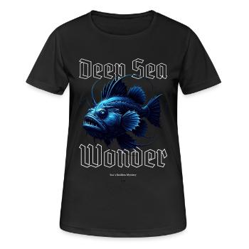 Deep Sea Wonder - Women's Breathable T-Shirt - black - Front - AI Model Female 172 light (172cm)