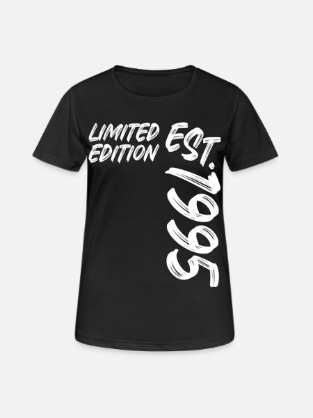 Limited Edition Est. 1995 - Women's Breathable T-Shirt - black