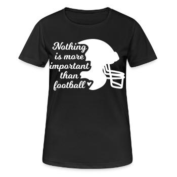 Football Inspiration - Women's Breathable T-Shirt - black - Front - AI Model Female 172 light (172cm)