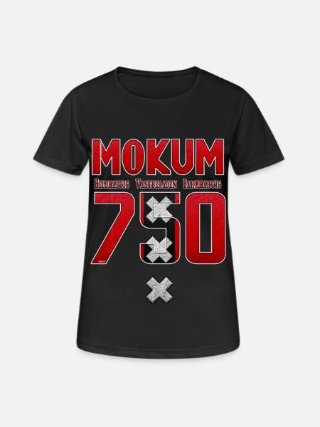 Amsterdam 750 HVB - Frauen T-Shirt atmungsaktiv - Schwarz