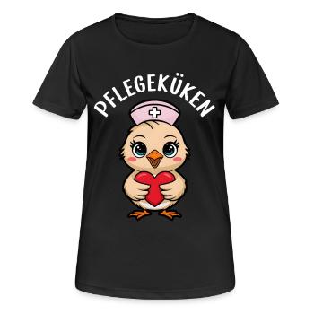 Chick Nurse Elderly Nurse Gift - Women's Breathable T-Shirt - black - Front - AI Model Female 172 light (172cm)