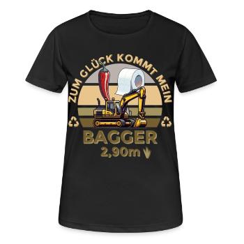 Ma pelle - T-shirt respirant Femme - noir - Devant - AI Model Female 172 light (172cm)