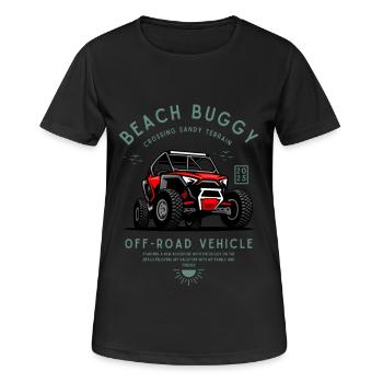 Buggy beach buggy dune off road vehicle - Women's Breathable T-Shirt - black - Front - AI Model Female 172 light (172cm)