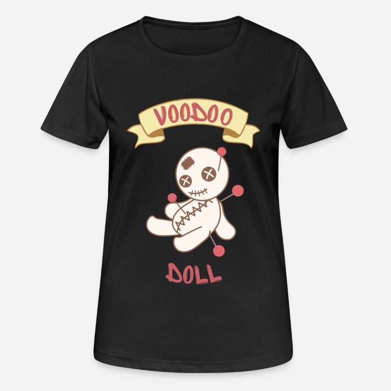 voodoo voodoo voodoo doll - Women's Breathable T-Shirt - black