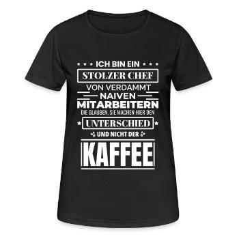 Stolzer Chef Von Verdammt Naiven Mitarbeitern - Frauen T-Shirt atmungsaktiv - Schwarz - Vorne - AI Model Female 172 light (172cm)
