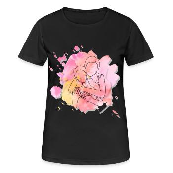 Personne préférée - L’amour de ma sœur - T-shirt respirant Femme - noir - Devant - AI Model Female 172 light (172cm)
