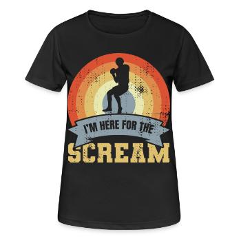 Blague sur le football américain - T-shirt respirant Femme - noir - Devant - AI Model Female 172 light (172cm)