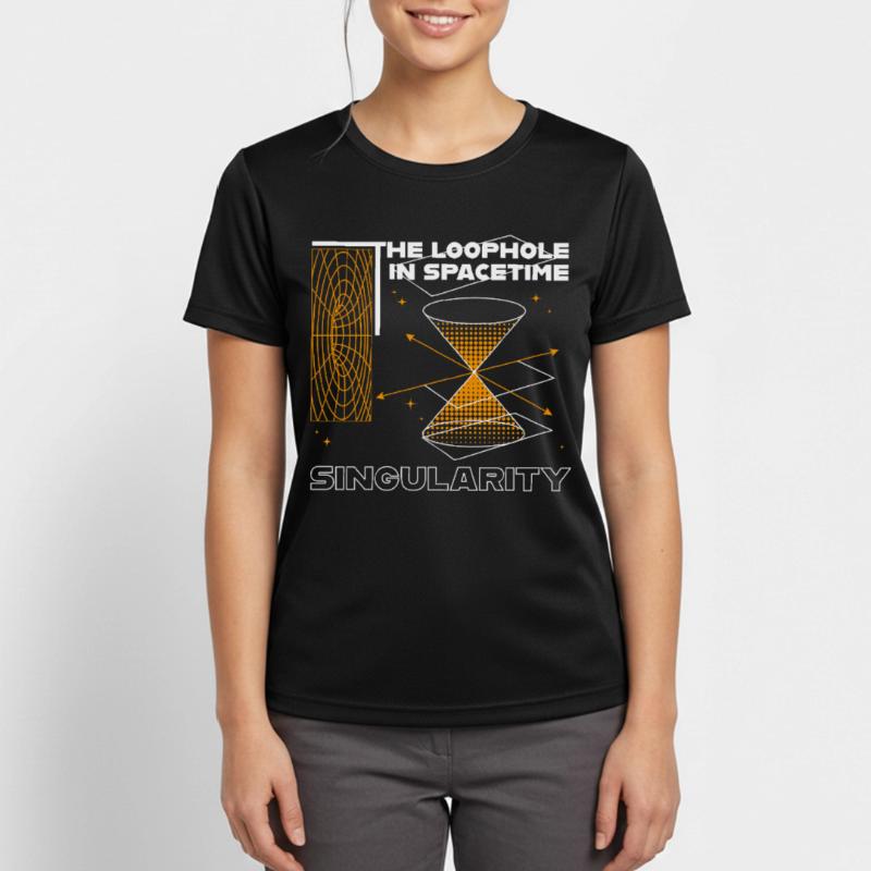 Faille dans l’espace-temps T-shirt respirant Femme