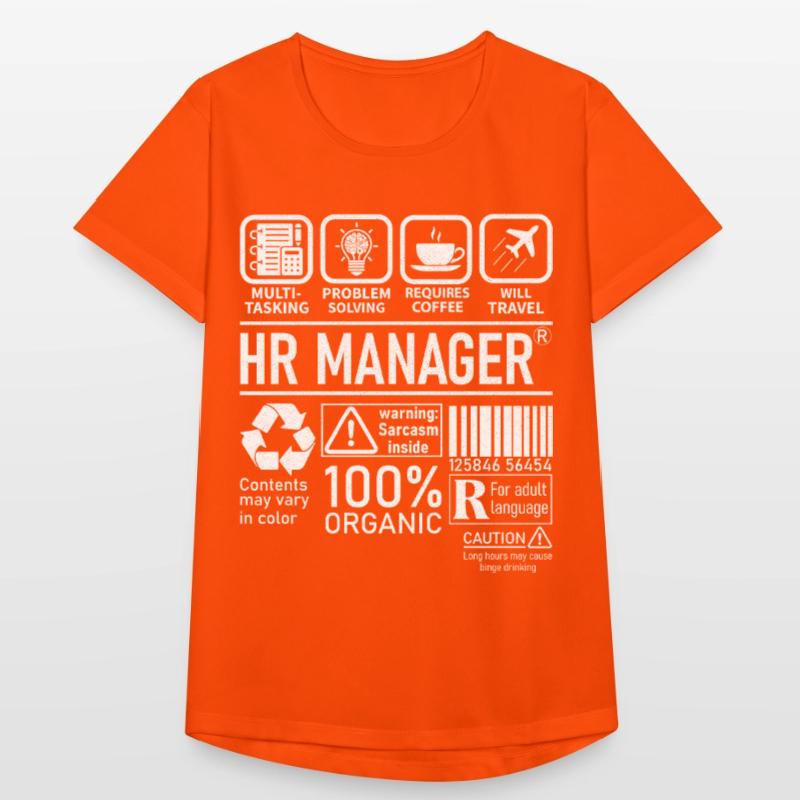 Hr Manager multi tasking problem solving Frauen T-Shirt atmungsaktiv