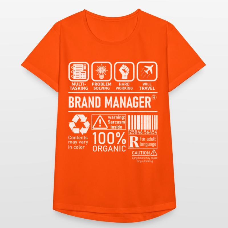 Brand Manager multi tasking problem solving Frauen T-Shirt atmungsaktiv