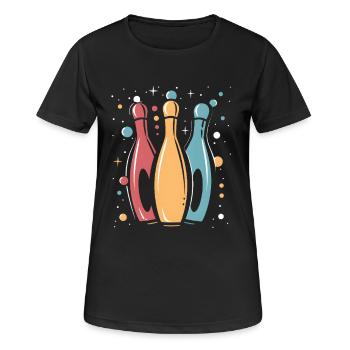 Vintage Skittles - Women's Breathable T-Shirt - black - Front - AI Model Female 172 light (172cm)
