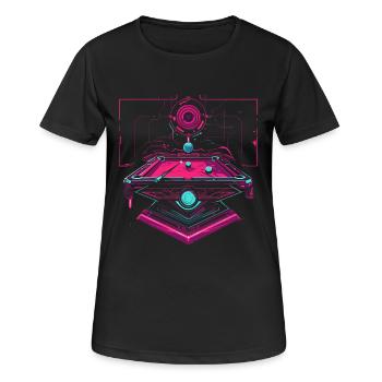 Billiards Steampunk Look - Women's Breathable T-Shirt - black - Front - AI Model Female 172 light (172cm)