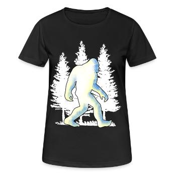 Großer Fuß, großer Fuß - Frauen T-Shirt atmungsaktiv - Schwarz - Vorne - AI Model Female 172 light (172cm)