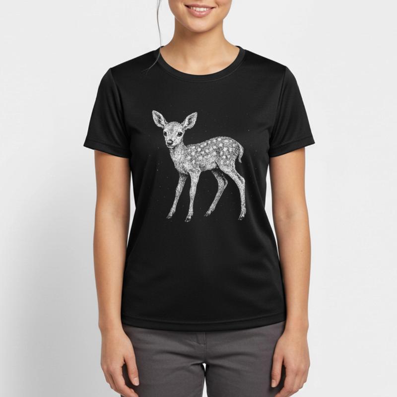 Rehkitz Frauen T-Shirt atmungsaktiv