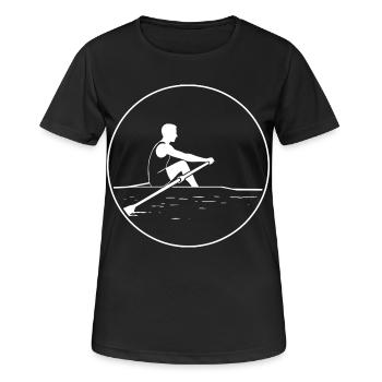 Kraft der Stille - Frauen T-Shirt atmungsaktiv - Schwarz - Vorne - AI Model Female 172 light (172cm)