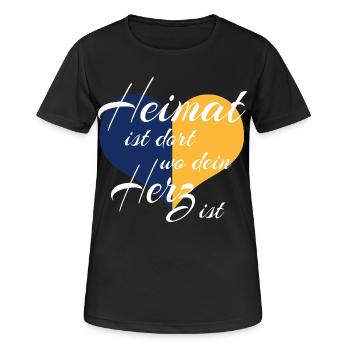 - Upper Lusatia - Women's Breathable T-Shirt - black - Front - AI Model Female 172 light (172cm)