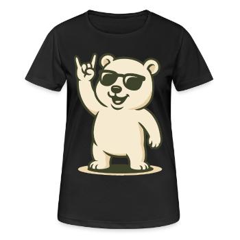 Arctic Rocker - Women's Breathable T-Shirt - black - Front - AI Model Female 172 light (172cm)