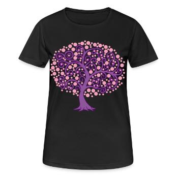Nature in bloom - Women's Breathable T-Shirt - black - Front - AI Model Female 172 light (172cm)