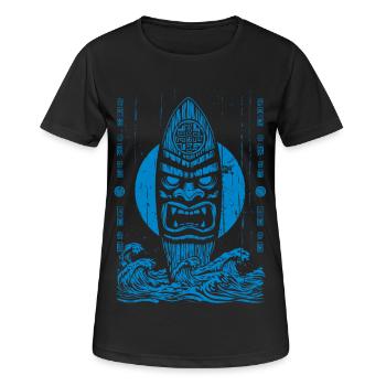 Tikki Tribe - Women's Breathable T-Shirt - black - Front - AI Model Female 172 light (172cm)