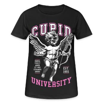 Ange chérubin Cupidon avec lunettes de soleil - T-shirt respirant Femme - noir - Devant - AI Model Female 172 light (172cm)